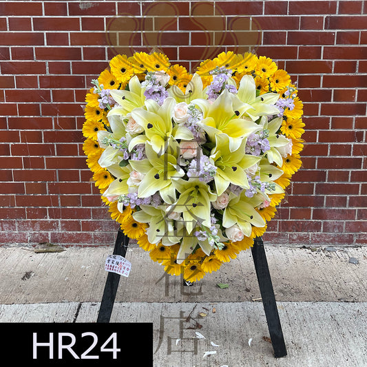 HR24 百合心型