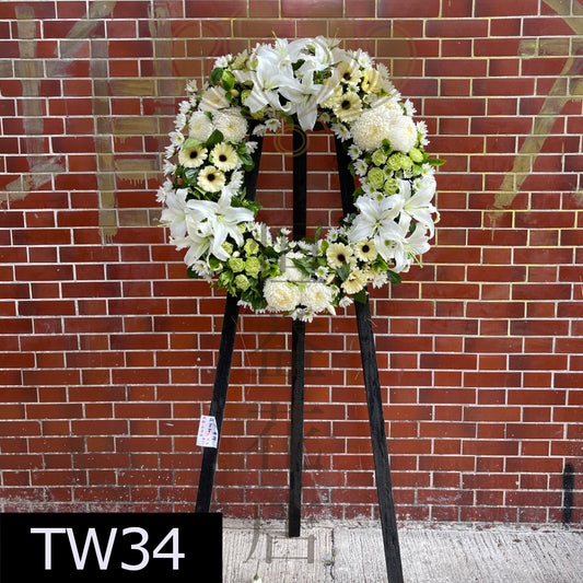 TW34 花圈
